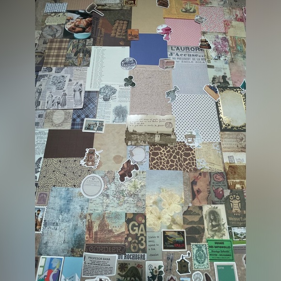 Junk Journal Ephemera Kit: Mixed Retro - Euro Romance Edition - Picture 3 of 11